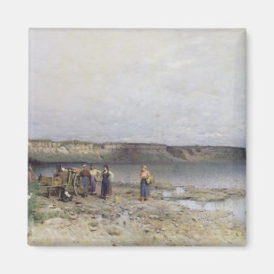 Plattensee mit der Küste von Akarattya, 1885 Magnet