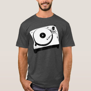 Plattenspieler Oldschool-DJ-Turntable T-Shirt