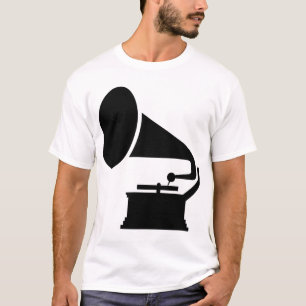Plattenspieler - Schwarz T-Shirt
