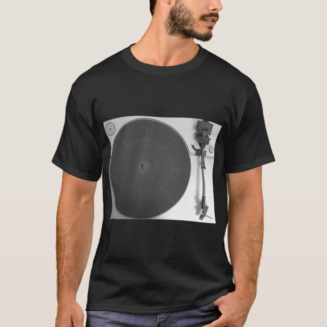 Plattenspieler T-Shirt (Vorderseite)
