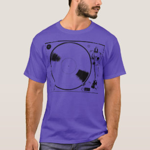 Plattenspieler Vinyl Analog Schallplatte Musikprod T-Shirt