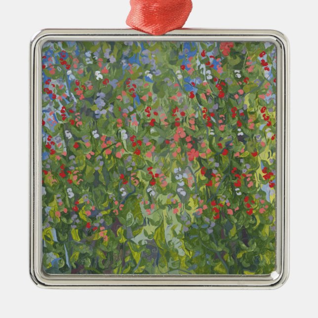 Platterbsen 2014 silbernes ornament (Vorne)