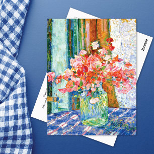 Platterbsen Glass Jar Théo van Rysselberghe Postkarte