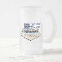 Platteville, Wisconsin P-Vegas Wasserflaschen Tass