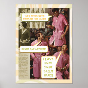 Plattform das lustige homosexuelle Plakat der