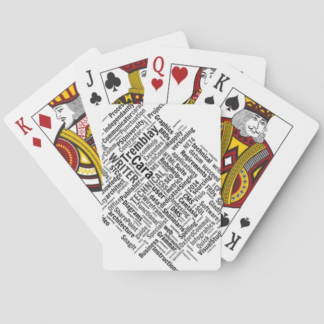 Plattform der Spielkarten (Rückseite)