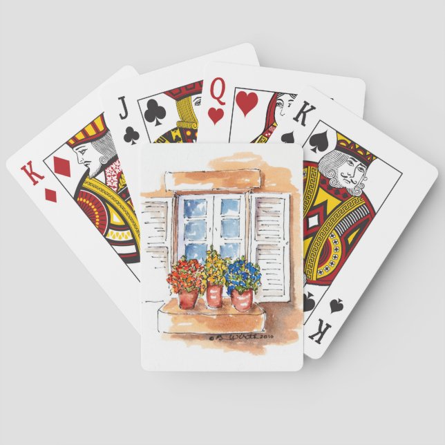 Plattform der Spielkarten schließen mit Beifall ab (Rückseite)