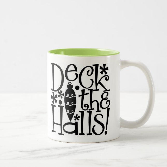 Plattform die Ton-Kaffee-Tasse der Hallen-zwei Zweifarbige Tasse (Rechts)