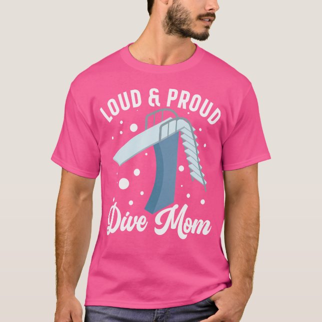 Plattform-Tauchlehrer-Springboard-Tauchplattform T-Shirt (Vorderseite)