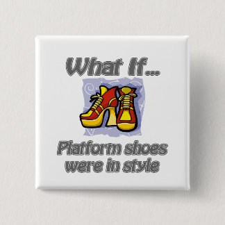 Plattformschuhe Button