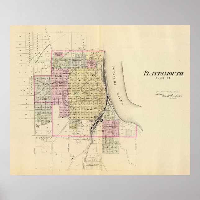 Plattsmouth, Nebraska Poster (Vorne)