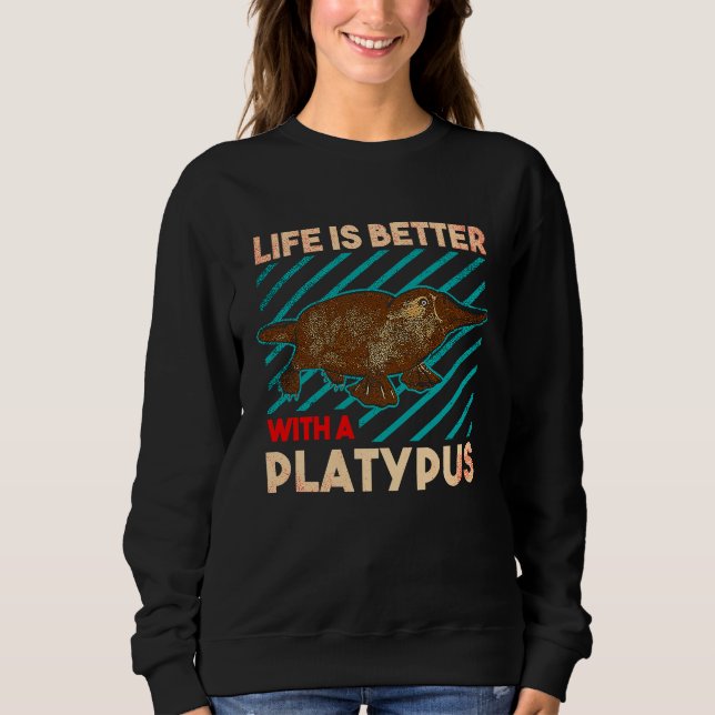 Platypus Australia Australian Animal  2 Sweatshirt (Vorderseite)