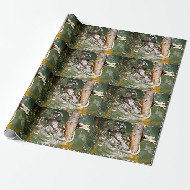 PLATYPUS AUSTRALIA WRAPPING PAPIER GESCHENKPAPIER (Ungerollt)