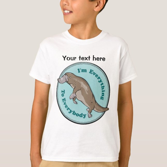 Platypus australisches Tier T-Shirt (Vorderseite)