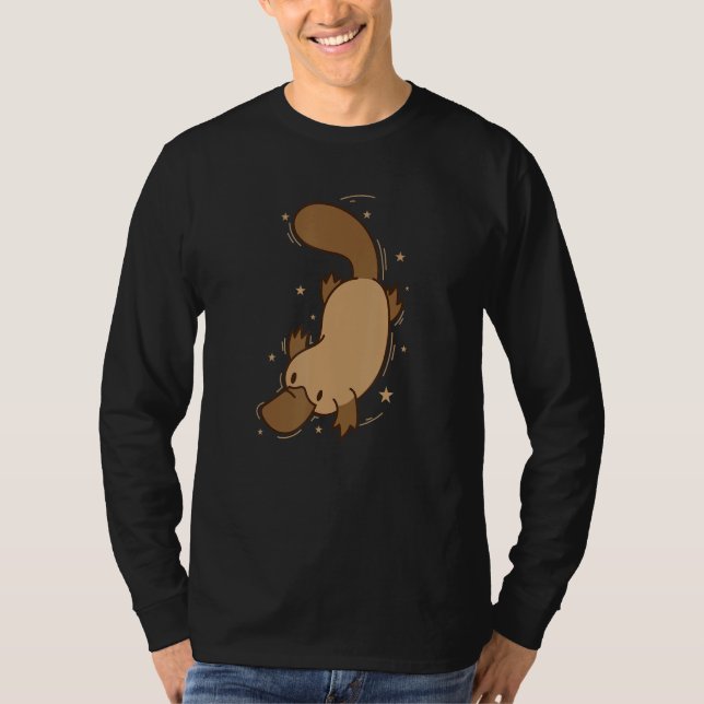Platypus diving Australia T-Shirt (Vorderseite)