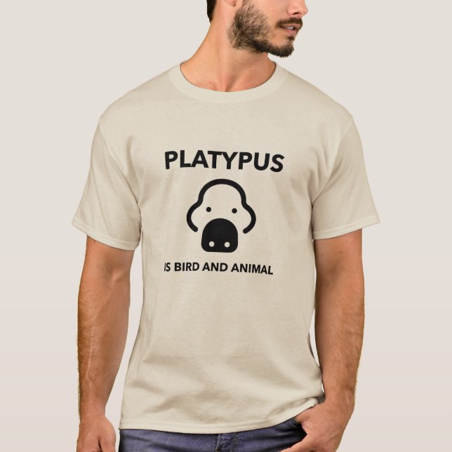 Platypus ist Bird und Mammal Epic Animal Fakten T-Shirt (Vorderseite)