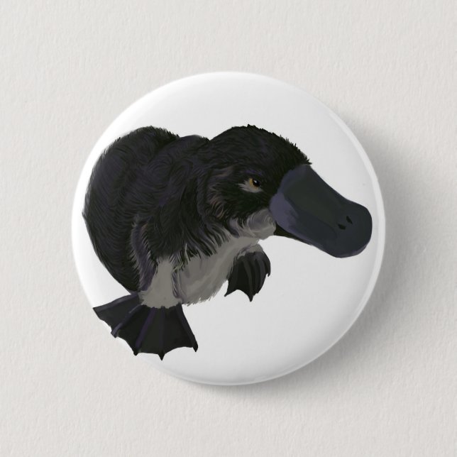 Platypus Knopf Button (Vorderseite)