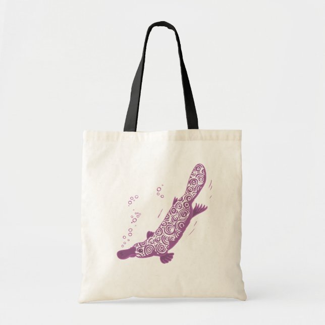 Platypus malvenfarbene tägliche Tasche (Vorne)