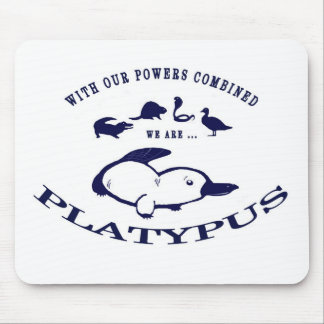 Platypus Mausunterlage - Blau Mousepad