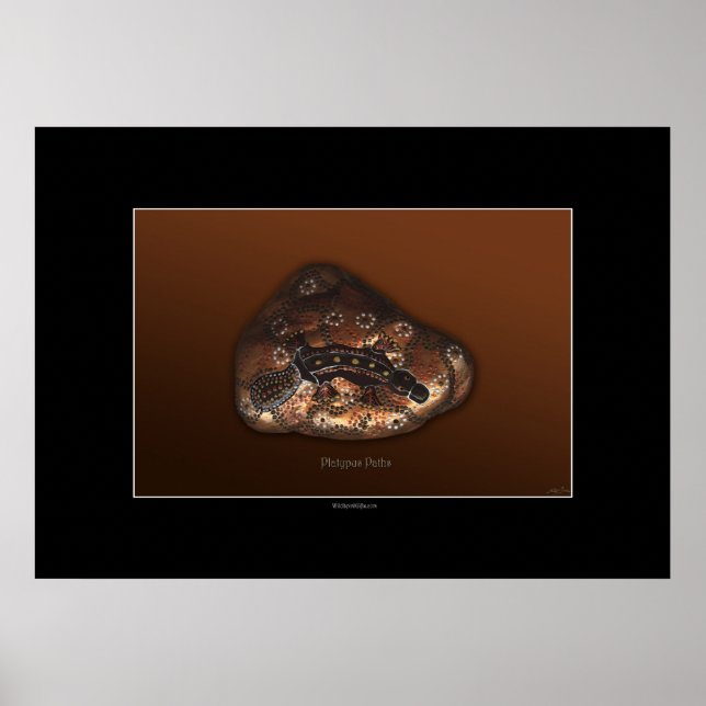 PLATYPUS PATHS Art Poster (Vorne)