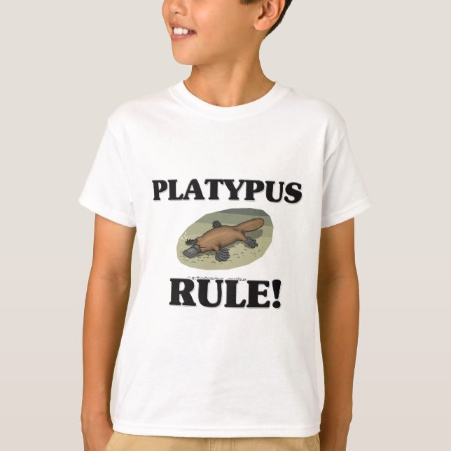PLATYPUS Regel! T-Shirt (Vorderseite)