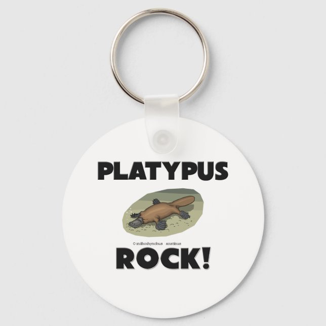 Platypus Rock Schlüsselanhänger (Vorderseite)