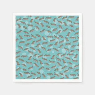 Platypus Schwimmen Serviette