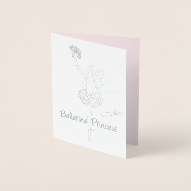 Platypus stilisierte Gold-Karte für Tiere Folienkarte (Vorderseite)