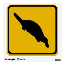 platypus Verkehrsschild