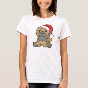 Platypus Weihnachts-Wintertiere Urlaub Platypus T-Shirt