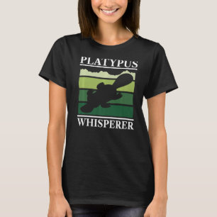 Platypus Whisperer Animal Semiaquatic Mammal T-Shirt