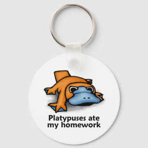 Platypuses aß meine Hausaufgaben Schlüsselanhänger
