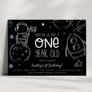 Platz 1. Geburtstag - Einladung von Houston