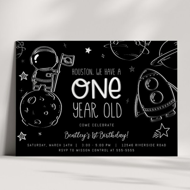 Platz 1. Geburtstag - Einladung von Houston (Von Creator hochgeladen)