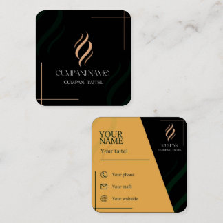 Platz, 2,5 Zoll x 2,5" Visitenkarte