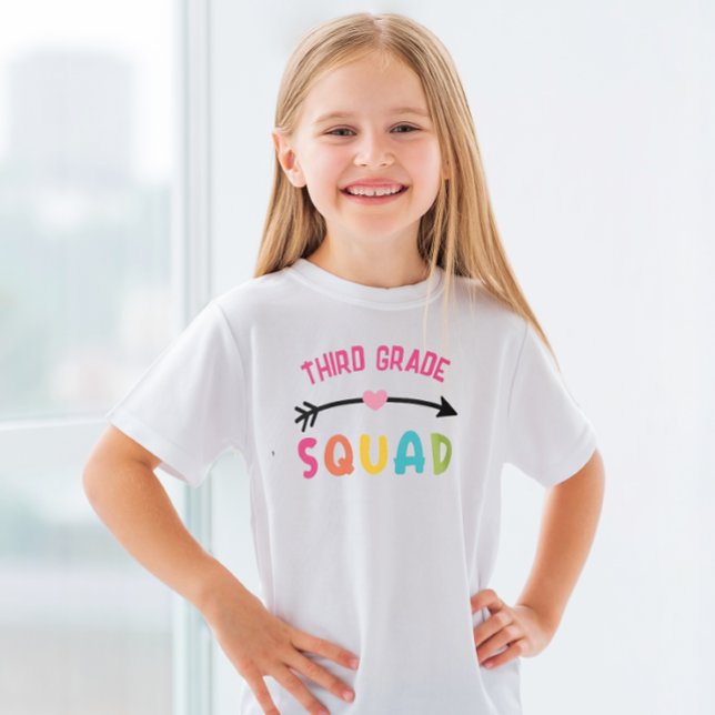 Platz 3 T-Shirt (Start the school year out right with a fun 3rd Grade Squad tshirt.)