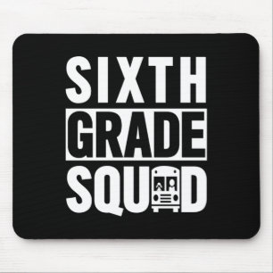 Platz 6 (6. Klasse - Weißer Text) Mousepad