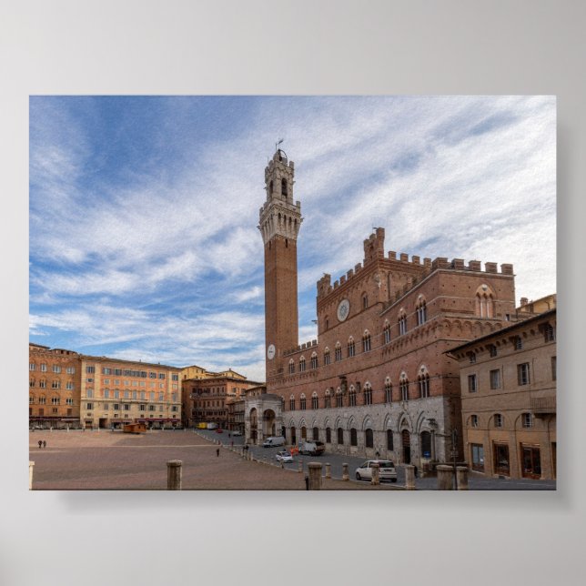 Platz al Campo Siena Poster (Vorne)