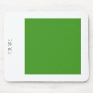 Platz: Avocado Green und White Mousepad