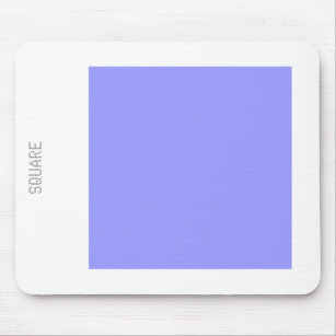 Platz - Baby blau und weiß Mousepad