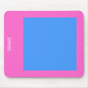 Platz - Baby Blue und Pink Mousepad
