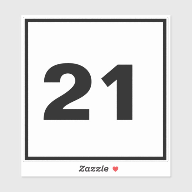 Platz Bin Aufkleber (Blatt)