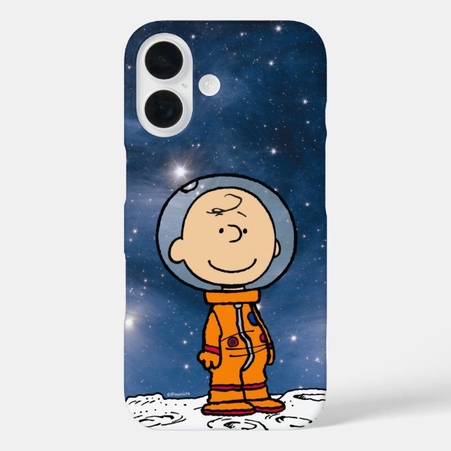 PLATZ | Charlie Brown Astronaut Case-Mate iPhone Hülle (Rückseite)