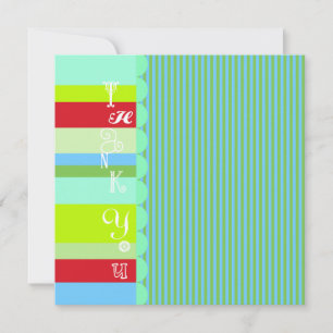 Platz Dankeschön Karte