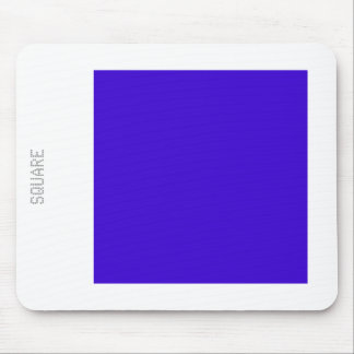 Platz: Deep Blue und White Mousepad