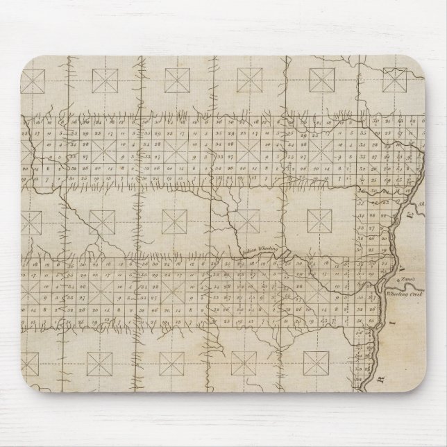 Platz der sieben Ränder von Townships Mousepad (Vorne)