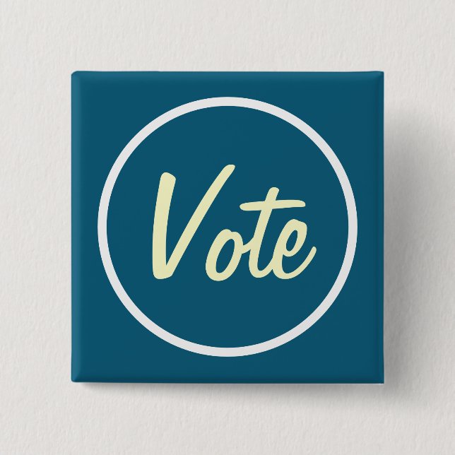 Platz der Wahl Button (Vorderseite)