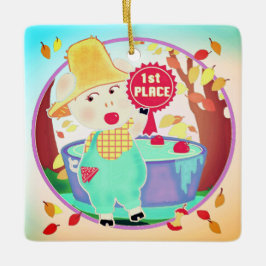 Platz des ersten Preises Keramikornament