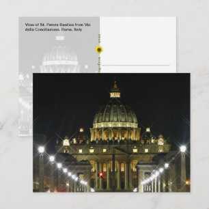 Platz des Peters Via della Conciliazione - Postkar Postkarte
