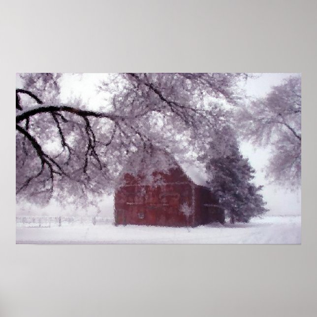Platz des Weihnachtsmanns Poster (Vorne)